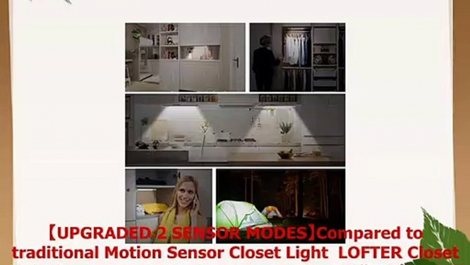 Motion Sensor Closet Light Upgraded Rechargeable 39 LED Wardrobe Light Stickon Anywhere