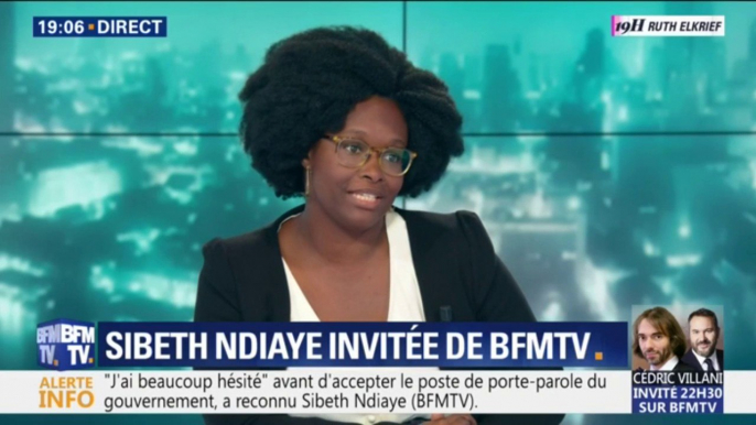 Sibeth Ndiaye: "Quand vous êtes une femme et qu'en plus vous êtes noire, on met toujours en doute la raison pour laquelle vous êtes là"