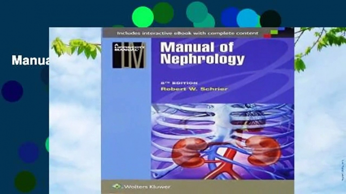 Manual of Nephrology