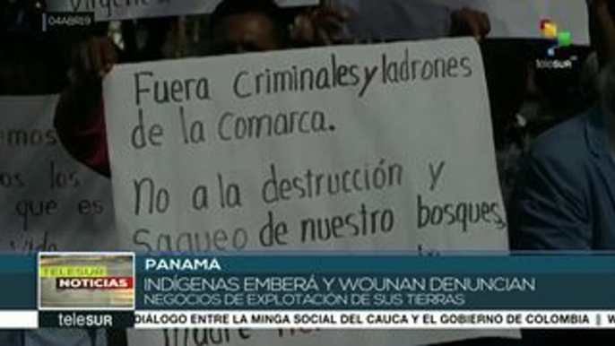 Pueblos indígenas panameños rechazan explotación de sus tierras