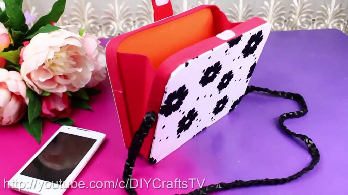 DIY CLUTCH PURSE BAG TUTORIAL NO SEW Easy