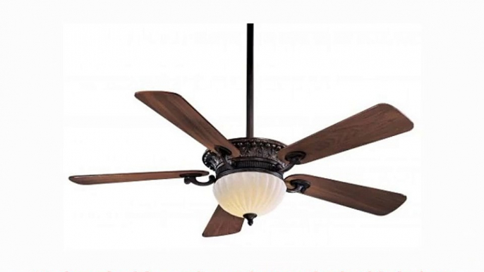 MinkaAire F702VB Volterra 52 Ceiling Fan Volterra Bronze Finish with Natural Walnut