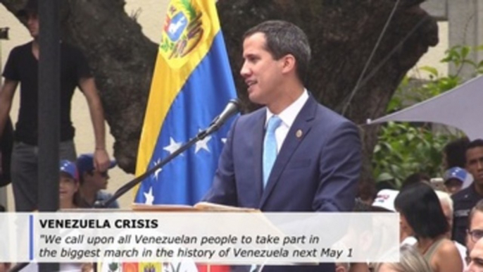 Guaido seeks military aid in ousting Venezuelan President Maduro