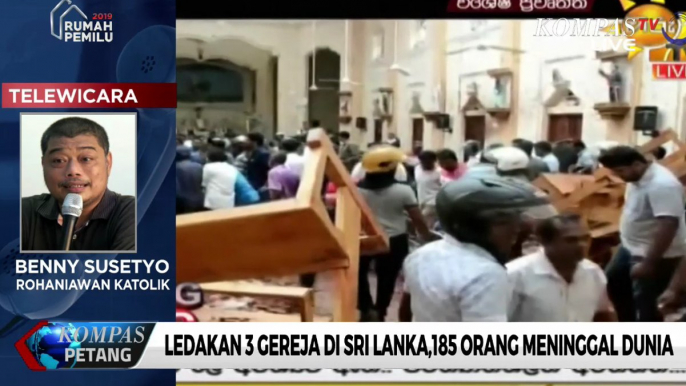 Ledakan 3 Gereja di Sri Lanka, 185 Tewas