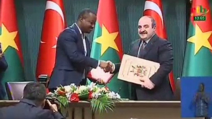 RTB - Accords signés par le Président du Burkina Faso, Roch Marc Christian Kaboré lors de sa Visite en Turquie
