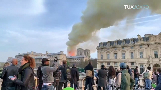 Incendie de la Cathédrale Notre Dame, les images impressionnantes