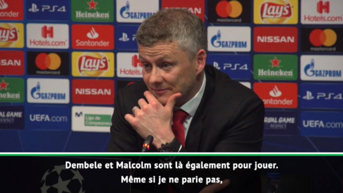 Quarts - Solskjaer : "Barcelone va gagner la Ligue des Champions"