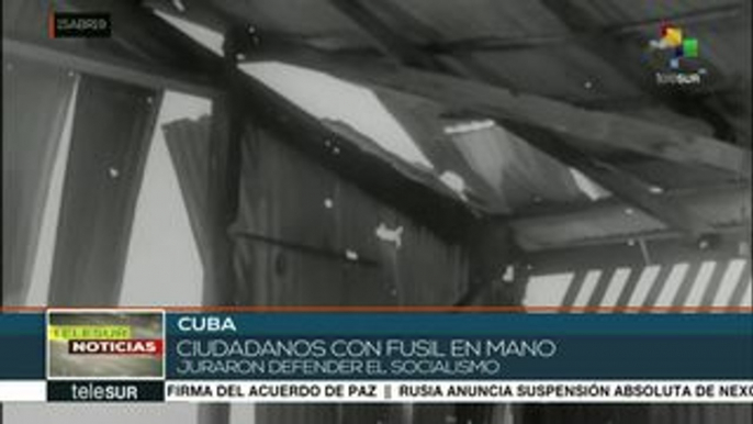 Pdte. cubano recuerda actos heróicos del pueblo hace 58 años