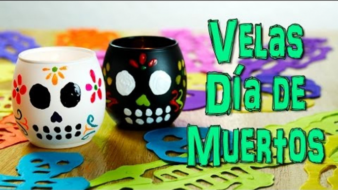 Velas para Halloween y Día de Muertos| Manualidades para Halloween | Catwalk