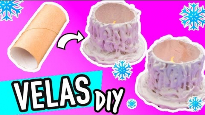 Manualidades para Navidad | DIY Velas de Nieve Falsa Súper fáciles con Reciclaje | Mini Tip Catwalk