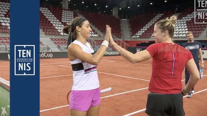 Fed Cup France-Roumanie : la minute bleue n°3