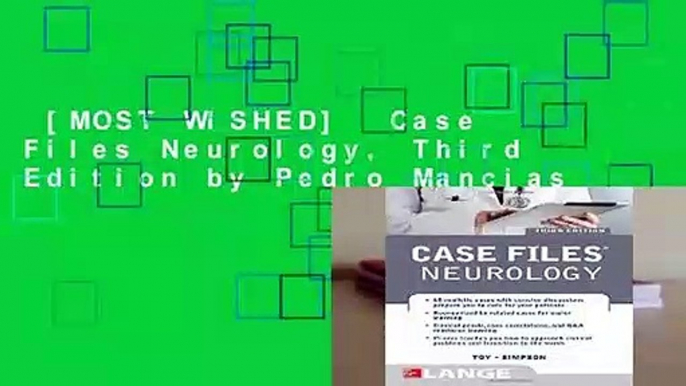 [MOST WISHED]  Case Files Neurology, Third Edition by Pedro Mancias