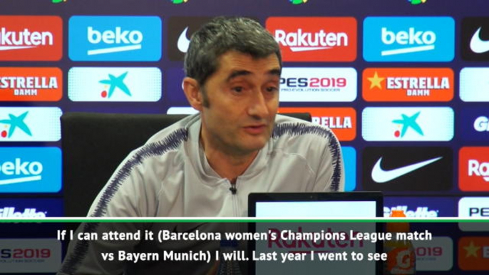 Women's football becoming more important - Valverde eyes Champions League final double