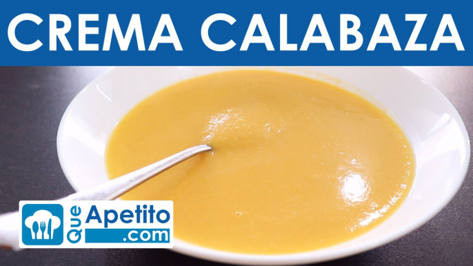 Receta de crema  de calabaza fácil y casera | QueApetito