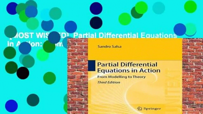 [MOST WISHED]  Partial Differential Equations in Action: From Modelling to Theory (UNITEXT) by