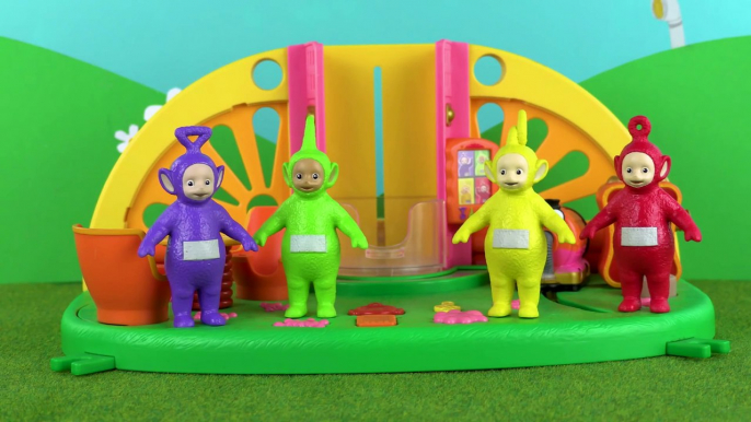 Teletubbies: Teletubbies Have A Race | Toy Play Video | Play games with Teletubbies