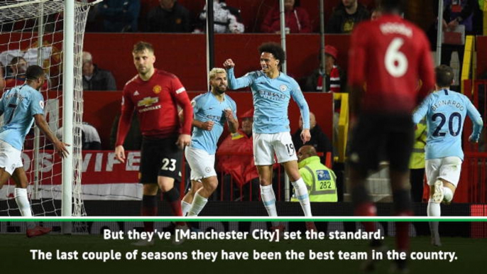 Solskjaer admits challenge to reach Man City's level