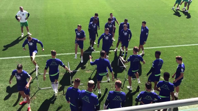 Entrenamiento del Real Betis a las Órdenes de Setién