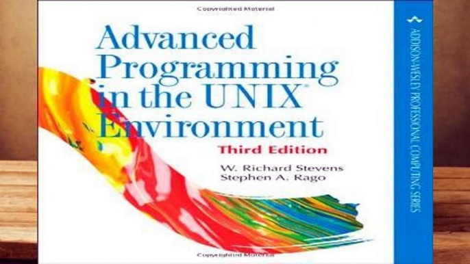 Full E-book  Advanced Programming in the UNIX Environment (Addison-Wesley Professional