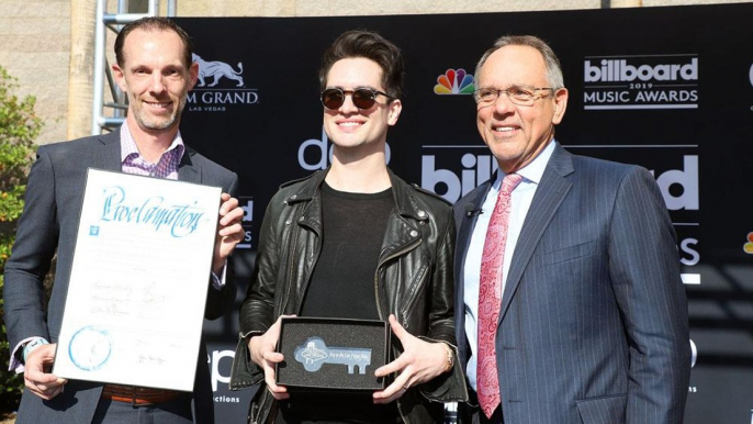 Brendon Urie gifted key to Las Vegas