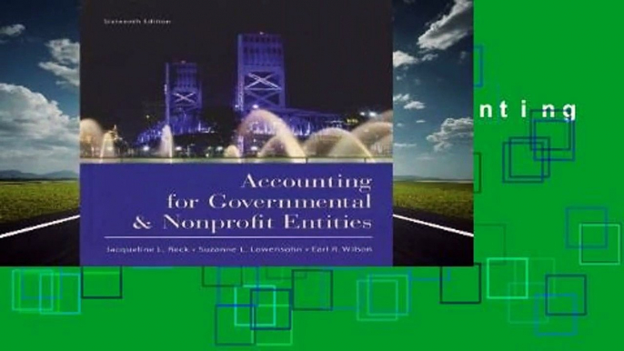 About For Books  Accounting for Governmental and Nonprofit Entities  For Kindle