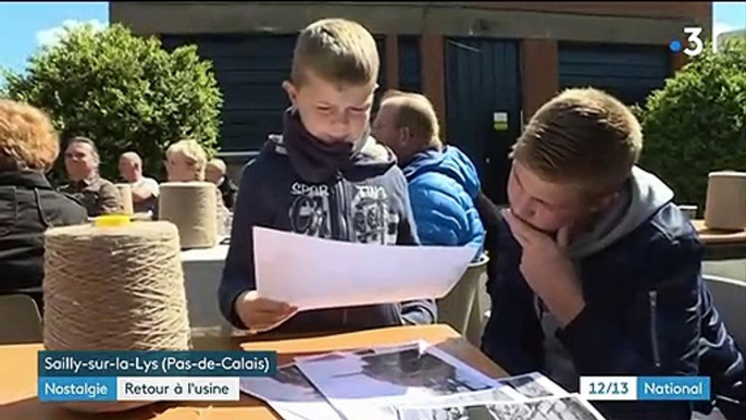 Pas-de-Calais : les anciens ouvriers d'une filature de lin se retrouvent des années après