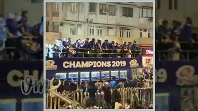 Mumbai Indians Players Celebrating their IPL Victory with Road Show in Mumbai I IPL 2019