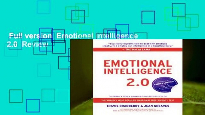 Full version  Emotional Intelligence 2.0  Review