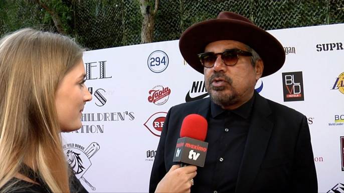 George Lopez Interview "Yasiel Puig's 3rd Annual Celebrity Poker Tournament" Red Carpet