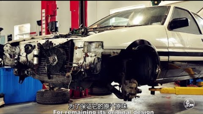 Initial D Fans repaired his AE 86 -Drive with Tsuchiya Keiich | More China