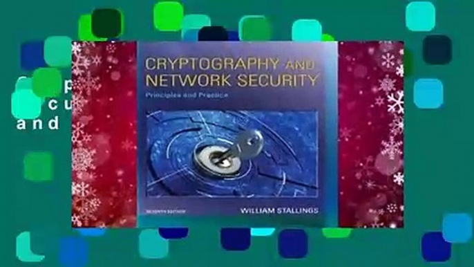 Cryptography and Network Security: Principles and Practice