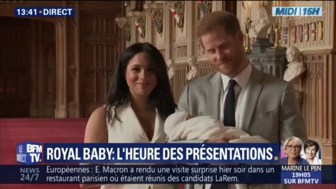 Voici les premières images du bébé d'Harry et Meghan