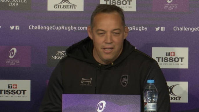 Challenge Cup - Gibbes : "Difficile pour nos supporters de faire le déplacement"