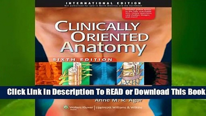 Full E-book Clinically Oriented Anatomy  For Online