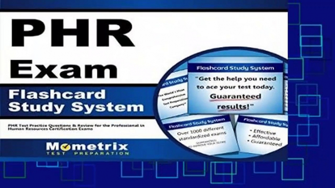 Full version  Phr Exam Flashcard Study System: Phr Test Practice Questions and Review for the