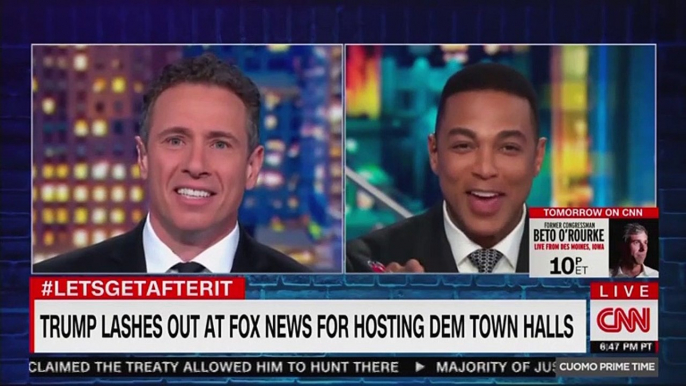 Don Lemon And Chris Cuomo Mock Trump's Attack Of Fox News: 'They Have To Wean Him Off'