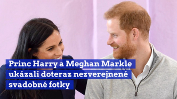 Princ Harry a Meghan Markle ukázali doteraz nezverejnené svadobné fotky