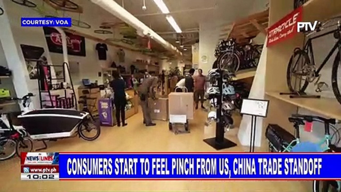 GLOBAL NEWS: Consumers start to feel pinch from US, China true standoff