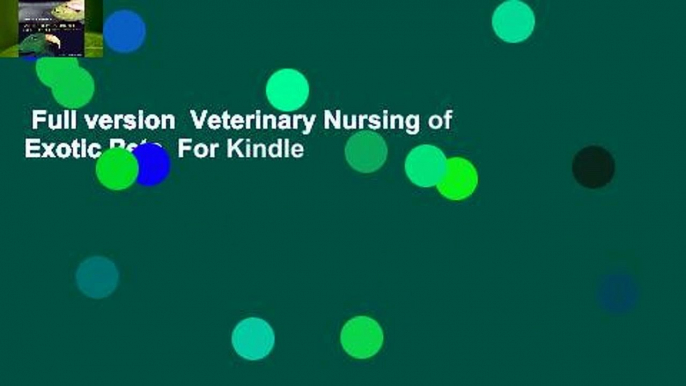 Full version  Veterinary Nursing of Exotic Pets  For Kindle