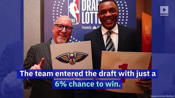 New Orleans Pelicans Win No. 1 Pick In NBA Draft Lottery