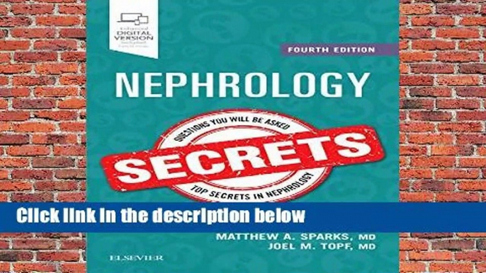 About For Books  Nephrology Secrets, 4e  Review