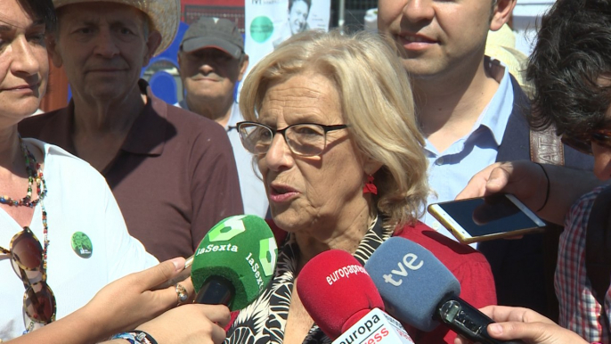 Carmena condena el escrache a Villacís