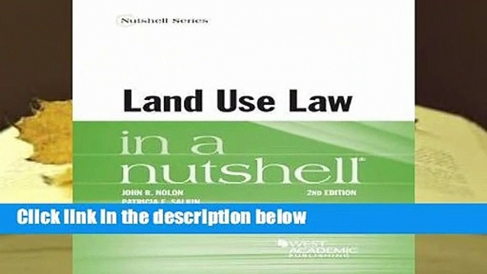 Land Use in a Nutshell (Nutshells) (Nutshell Series)  Best Sellers Rank : #5