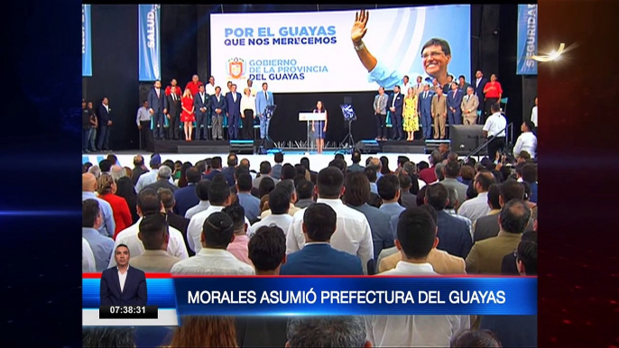 Entró en función Carlos Luis Morales, prefecto del Guayas