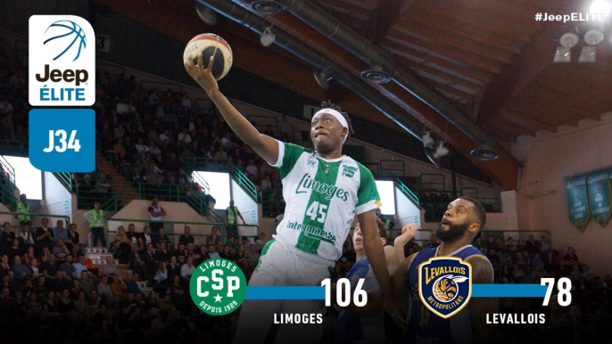 Jeep® ÉLITE : Limoges vs Levallois (J34)