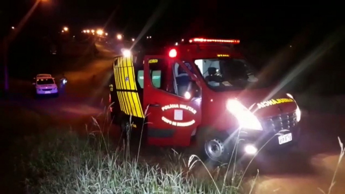 Motociclista fica ferido ao sofrer queda de moto no Interlagos