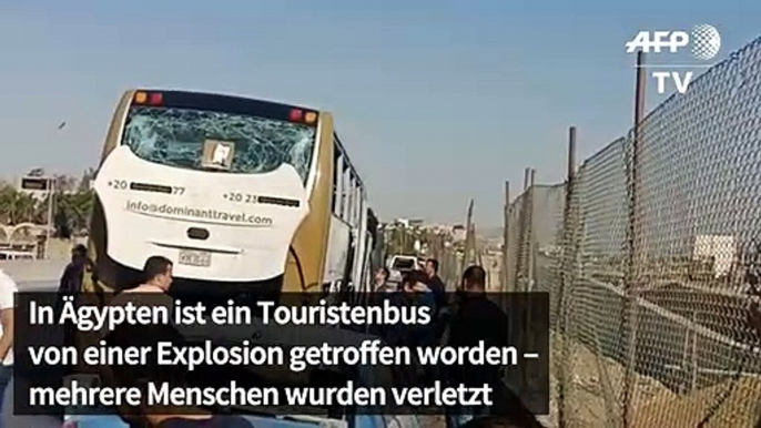 Verletzte durch Explosion nahe Touristen-Bus in Ägypten