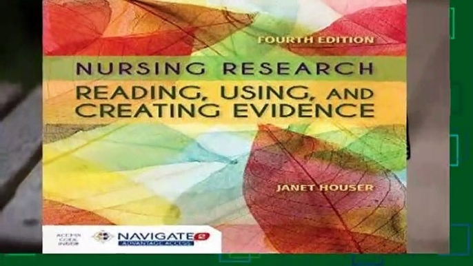 Full E-book  Nursing Research: Reading, Using And Creating Evidence  Best Sellers Rank : #2