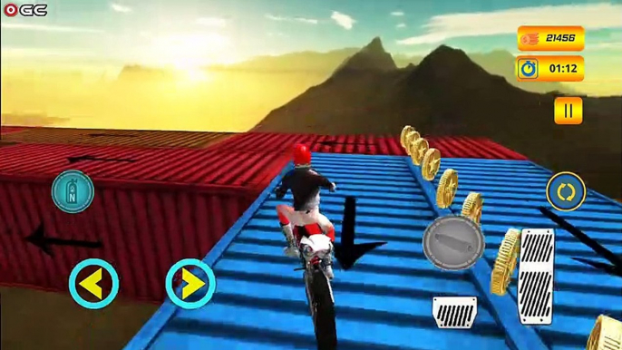 Real Ramp Impossible Bike Stunt 2019 - Motorbike Stunts Games - Android Gameplay FHD #2