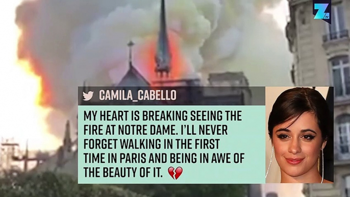 Kris Jenner, Camila Cabello & more celebs react to Notre Dame fire